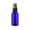 Frasco de vidrio azul con atomizador spray 30ml
